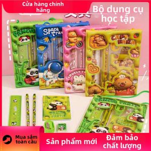 QUEZHOU | Bộ Dụng Cụ Học Tập Hình Hoạt Hình Hấp Dẫn Cho Bé
