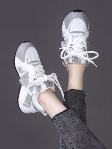 Womens Fashionable Casual Running Shoes Soft Bottom Shock Absorption Spring New Style Comfortable All-Match Lightweight Sport Sneakers