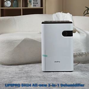Dehumidifier | Air Purifier | LifePro Compressor Dehumidifier | Moisture Absorber/HEPA Filter | Room/Living Room/Whole House Use | 12–70L/Day | 3Y Warranty