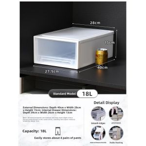 gumahus | Multi-layer Large Capacity Drawer Storage Box 30cm