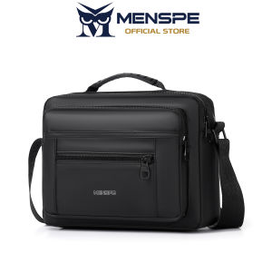 MENSPE Fashion Shoulder Bag Cross Body Bag Casual Handbag Multiple Pocket Design Large Capacity Waterproof Lightweight Casual Sport Street Bag