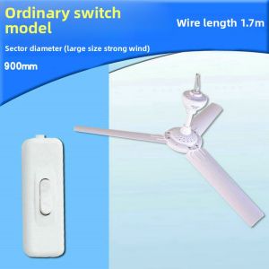 Large Size Plastic Ceiling Fan High Wind Power Home Use Fan ZOLEE FD10-90 Strong Wind 900mm Diameter Decorative Fan for Living Room