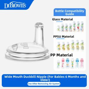 Dr Brown’s Natural Flow | Soft Liquid Silicone Duckbill Pacifier for Learning Sipping