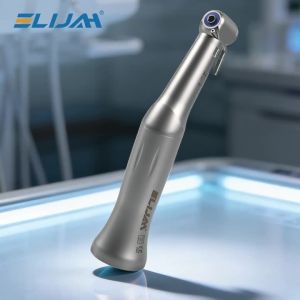 ELIJAH 20:1 Reduction Implant Surgery Contra Angle Handpiece Dental Low Speed Handpiece LED Push Button Air Turbine Dentist Tool