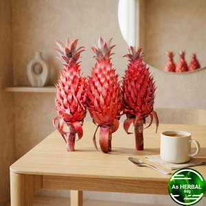 Buah nanas muda nanas merah segar 500 gram petik langsung kirim-az
