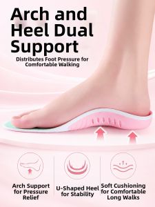 JVBV | High Arch Support Cushioning Insoles for Women