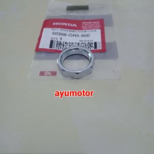 mur pengunci segitiga atas komstir comstir nut steering stem loock all pcx adv 150 160 beat forza genio grand karisma vario supra revo scoopy all motor honda 50306gn5900