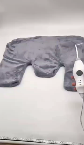 แผ่นทำความร้อนไฟฟ้า ผ้าห่มไฟฟ้าใหญ่ 57x43/60x30cm ปลั๊กอุณหภูมิได้ บรรเทาอาการปวดคอ บ่า หลัง และตะคริว ผ้าห่มอุ่นไฟฟ้า ถุงร้อนไฟฟ้า นุ่มสบาย จัดส่งฟรี