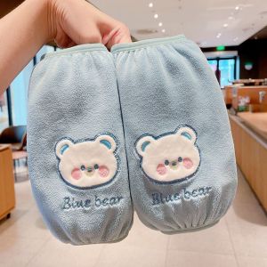 Clow M Kids Stuffed Oversleeves Autumn and Winter Girls Stain-Resistant Stain-Resistant down Jacket Oversleeve Primary School Students Waterproof Sleeves