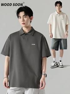 Wood soon | American Retro Casual T-Shirt Short Sleeve Loose Fit