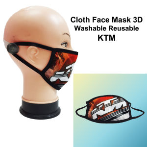 Face Mask 3D Penutup Hidung KTM Washable Reusable