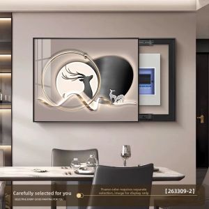 Luxury Decorative Electric Box Cover For Restaurants No Drilling Required