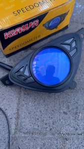 SPEEDOMETER DIGITAL MIO SMILE SPORTY ODOMETER GAUGE YAMAHA LED LCD HITAM SENSOR BENSIN KACA BIRU PNP