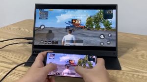 Portable Monitor Computer 15.6 Inch 75Hz Nintendo Switch 1080p Gaming Monitor Pc Speaker Expose Laptop Computer Monitor Touch Screen Ps4 Ps5 Xbox