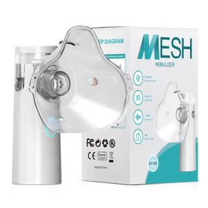 Portable Handheld Mesh Nebulizer Silent Inhaler Nebuliser for Adults Kids Dry Battery Type