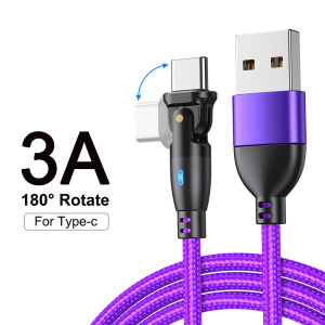 AUFU USB Type C Cable 3A Super Fast Charging Data Cord Phone USB Cable For iPhone 16 15 Huawei Xiaomi Samsung Quick Charge Cable