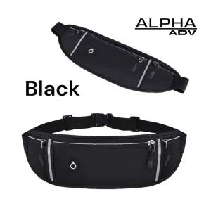 Tas Pinggang Selempang Olahraga Lari Sepeda Outdoor Premium ALPHA