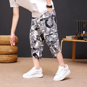 Summer Lightweight Fashionable Loose Fit Mens 7/8 Pants