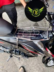 BAGA CHO SATRIA RAIDER inox xititan loại dày đẹp ( hàng loại 1)