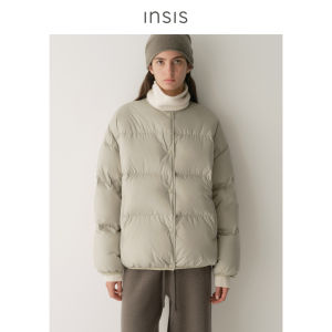 INSIS FEMME | Reversible Double Color Leisure Style 90% White Goose Down Puffer Jacket