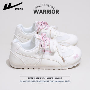 Giày thể thao nữ Warrior lưới mỏng nhẹ đế bằng mũi tròn