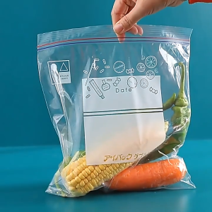 【食品级】加厚双层密封保鲜袋 (S/M/L) Food Grade Double Seal Ziplock Bag Freezer Storage Fresh Keeping Beg Makanan Tebal