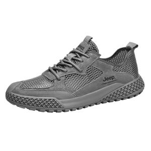 Jeep | Jeep Mens Outdoor Sports Climbing Shoes Shock Absorption Breathable Mesh Casual Shoes Summer Anti-slip Travel Shoes