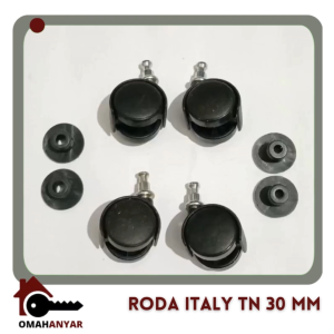 Roda Italy Roda Kursi Roda Plastik TN 30 mm 1 Set Isi 4 Pcs