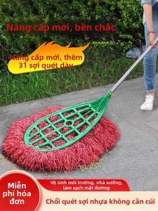JINGRUNDA | Chổi Dây Nhựa Chống Va Đập Cho Vệ Sinh Đường Phố Và Khu Vực Lớn