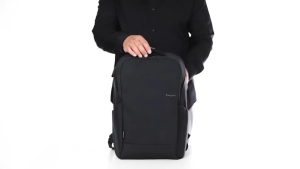 Targus TBB584 15.6" Cypress Slim Backpack with EcoSmart (Black/Navy)