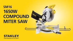 STANLEY SM16 COMPOUND MITRE SAW 10" 254MM 1650W 4800RPM 13.6KG