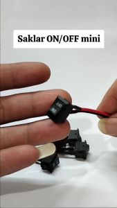 Saklar ON OFF mini Kabel Siap Pakai / Tombol on off KECIL kabel / Sakelar ON OFF mini dengan Kabel