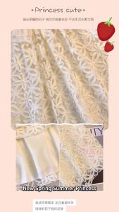 New Spring Summer Princess Girls Dress Handmade String Of Pearls Noble Lace Dresses For Girl Children Party Custom Clothes