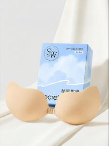 Secret World | Push-up Invisible Bra for Small Busts Strapless Wedding Use