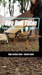 ACTIVEONE Folding Outdoor Camping Table Meja Camping Lipat Carbon Steel Mewah Untuk Outdoor BBQ Sports Meja Lipat Portable Untuk Luar Ruangan - Fulfilled by ACTIVEONE