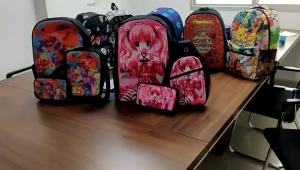Sailor Moon Teen Girls Elementary and Middle School Student Schoolbags Fashion Men and Women Casual Backpack Chest Bag Pencil Case