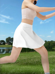Beneunder | Womens Tennis Skirt Badminton Skirt High Elastic Breathable Casual Fitness Yoga Water-proof Pants Sports Mini Skirt