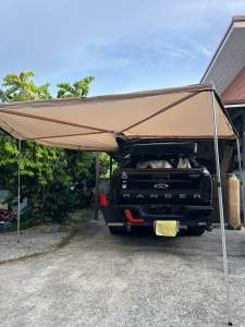Awning Car กันสาดข้างรถขนาดกว้าง 2 เมตา 270 องศาสินค้าส่งจากเมืองไทยถึงไวนะครับ รบกวนสอบถามรายละเอียดในแชทนะครับ
