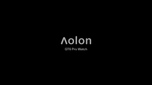 Aolon GT6 Pro Smartwatch Compass Heart Rate Monitor Bluetooth Call Water-Resistant 1.51" AMOLED Sports Smartwatch for Men and Women