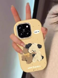 Cartoon Doggy Design Phone Case for Oppo Findx9 Reno15 Pro/14/1312/11/9/8/7/5r17 Women R15 Findx8s+ X6 X7 Pro4 Se Protective Frame Cover