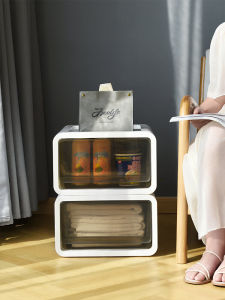 Transparent Drawer Style Home Closet Storage Box Bedroom Toy Snack Bathroom Miscellaneous Goods Organizer Plastic Material