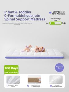 LIMENGSI | Natural Hemp and Latex Toddler Mattress for Tatami