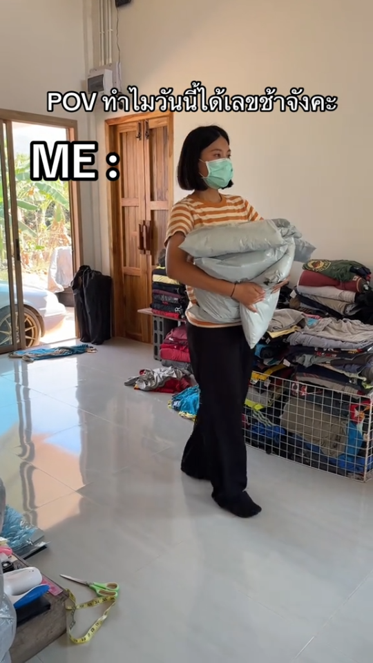 เสื้อยืดมือสองผู้ชาย แฟชั่นสตรีทสไตล์ ลายกราฟฟิค/Plain ไซส์ S-3XL