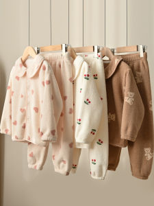 Soft Cloud Flannel Childrens Pajama Set Fall Winter
