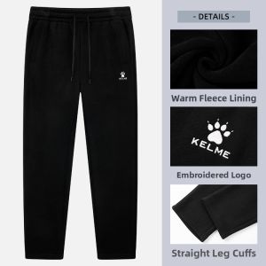 Kelme | Men Winter Knit Jogger Pants Thickened Flannel