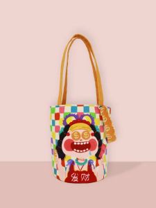 Túi Đeo Vai Dung Tích Lớn Thời Trang Mùa Hè 2025 Túi Đeo Chéo Dung Tích Lớn Túi Đeo Vai Đơn Màu Tương Phản Dễ Thương Hoạt Hình