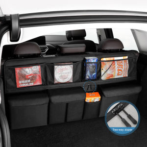SEAMETAL Car Trunk Storage Bag Oxford Cloth Car Seat Back Hanging Storage Bag Car Trunk Organizer Tidy Box