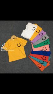 Combo 5 áo thun cộc tay icon xinh xắn đáng yêu cho bé trai/gái 7-25kg