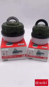 Lampu Emergency LED AOKI AK-5202Q Lampu LED Gantung 72LED 800LM Baterai 4500mAh Desain Teleskopik