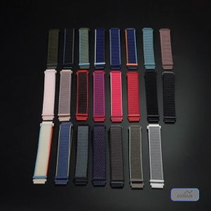 Amazfit BIP Lite / S / S Lite / U / U Pro / 3 / 3 Pro Nylon Woven Strap 20mm Watch Band Velcro